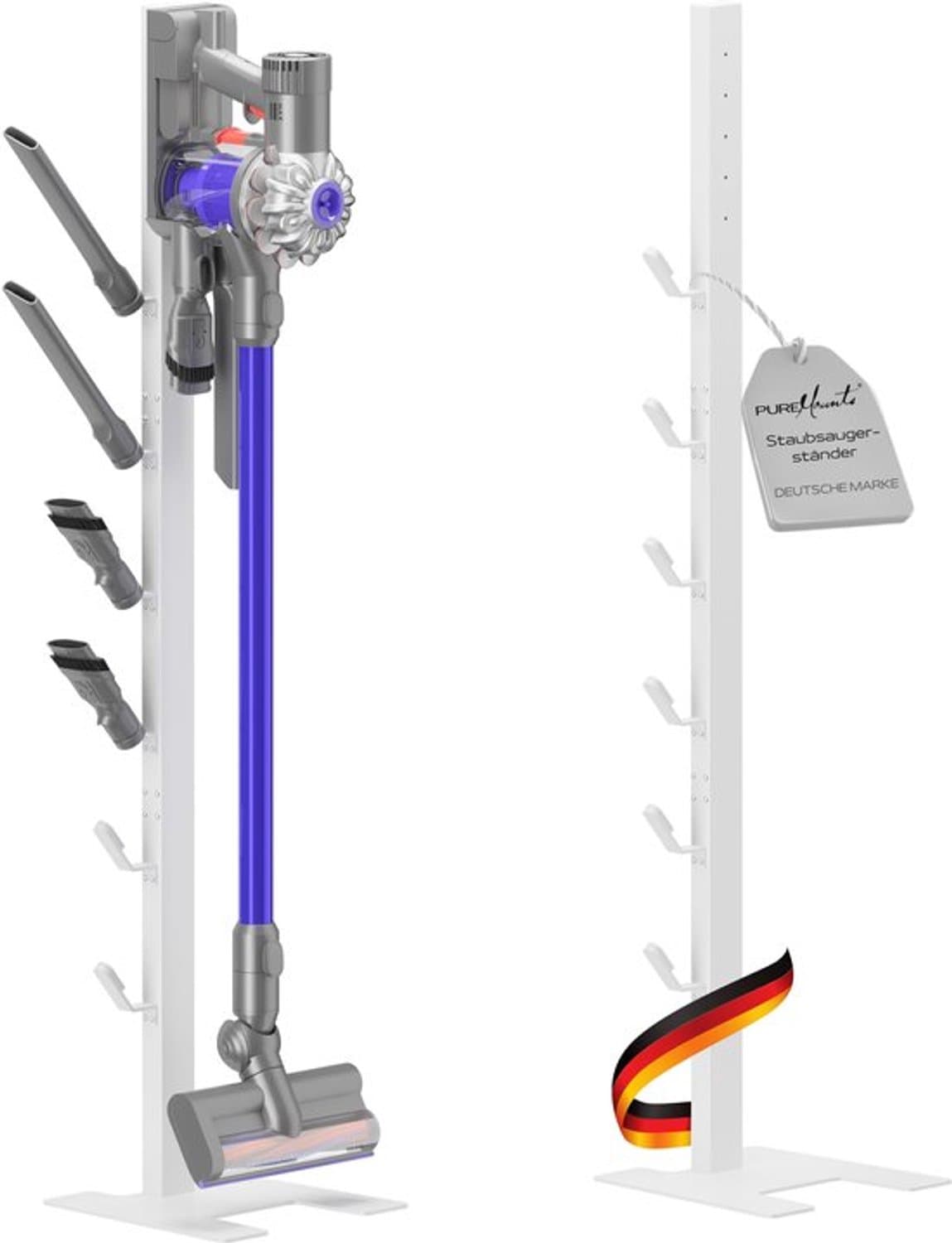 Stofzuigerstandaard Compatibel Met Gen5 V15 V12 V11 V10 V8 V7 V6 Serie Vloerstandaard Accessoires Wit — afbeelding 1