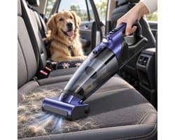 Rosnek Kruimeldief Snoerloos - Handstofzuiger voor Dierenharen 20000 Pa - Gemotoriseerde Pet Hair Borstel - 720 ml Stofreservoir - HEPA Filter - 2 Zuigstanden - Autostofzuiger voor Bank, Trap en Auto