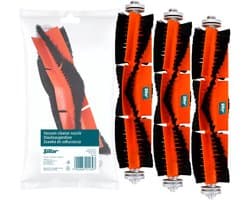 Sillar, Set 3 stofzuigerborstel, rolborstel, hoofdborstel voor robotstofzuiger, geschikt voor Xiaomi Mi Robot Vacuum Cleaner, Mi Roborock, Robot Vacuum Cleaner, vervanging SDZS01RR SDZS03RR SDZS04RR