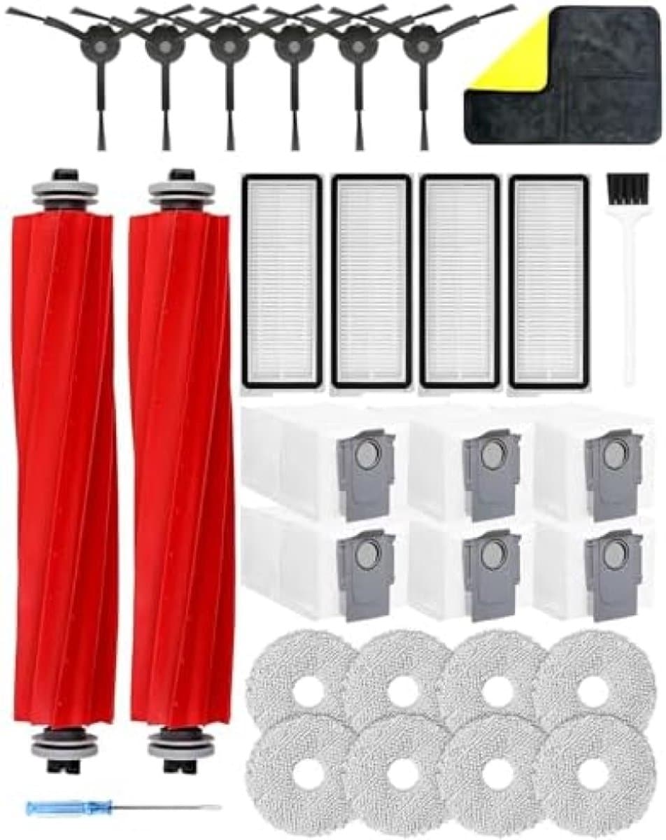 PromoHome 29-delige accessoireset Geschikt voor Roborock Qrevo pro/Qrevo Maxv/Qrevo Plus/Qrevo S "Zwart" — afbeelding 1