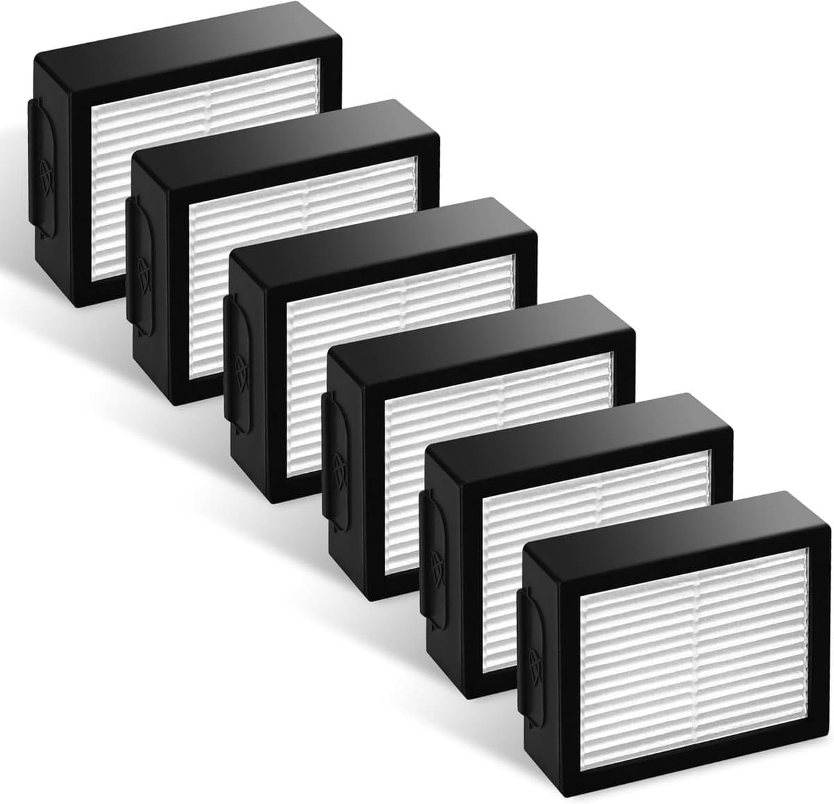 6 Stuks HEPA filter geschikt voor iRobot Roomba E en I series - i2 - i3 i3+ - i4 i4+ - i6 i6+ - i7 i7+ - i7plus - i8+ - E5 E6 E7 - Stofzuiger onderdeel - Filter — afbeelding 1