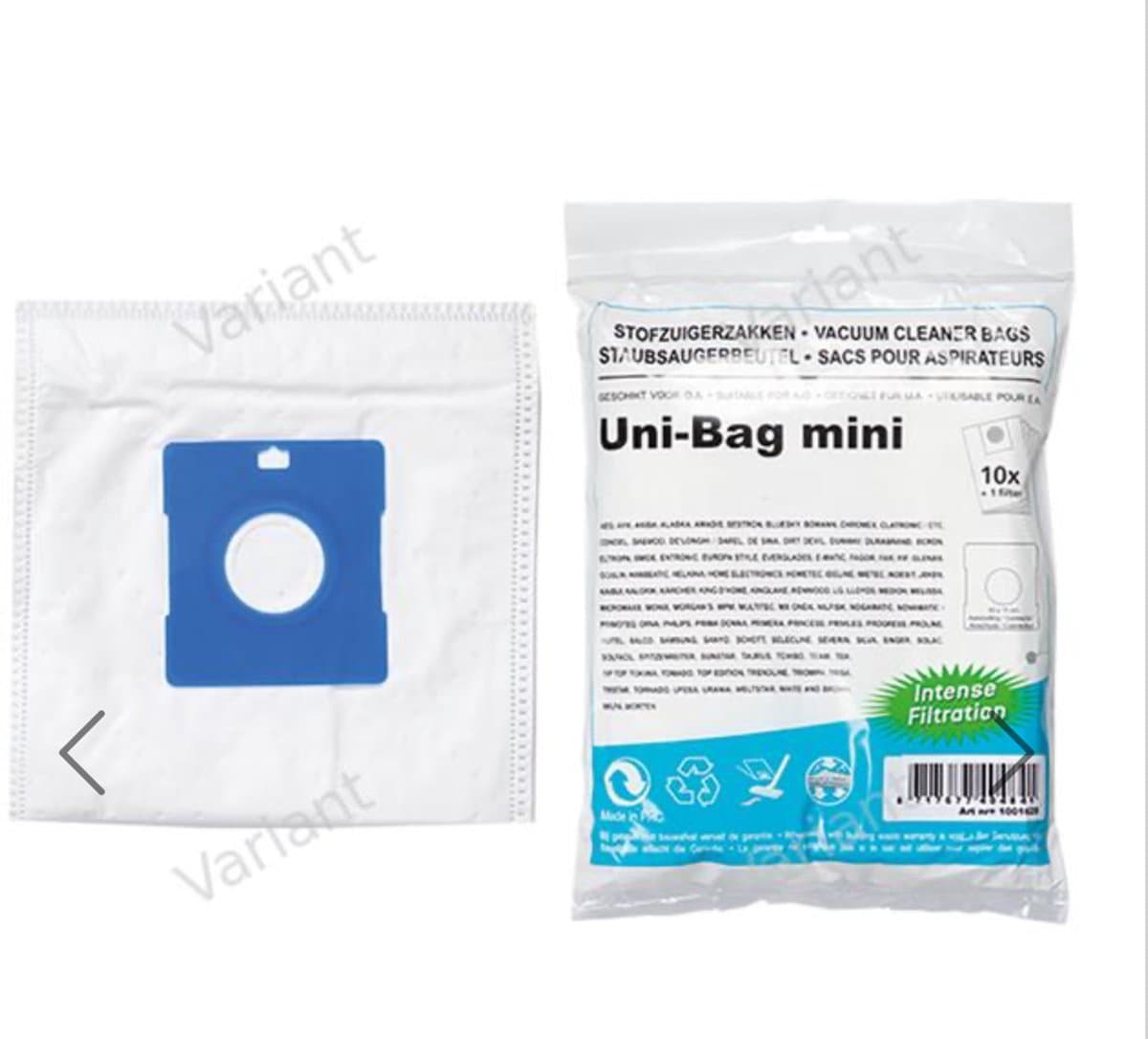 Microfiber Stofzuigerzakken – Geschikt voor AEG, Nilfisk, Samsung – 10 Stuks + Filter — afbeelding 1