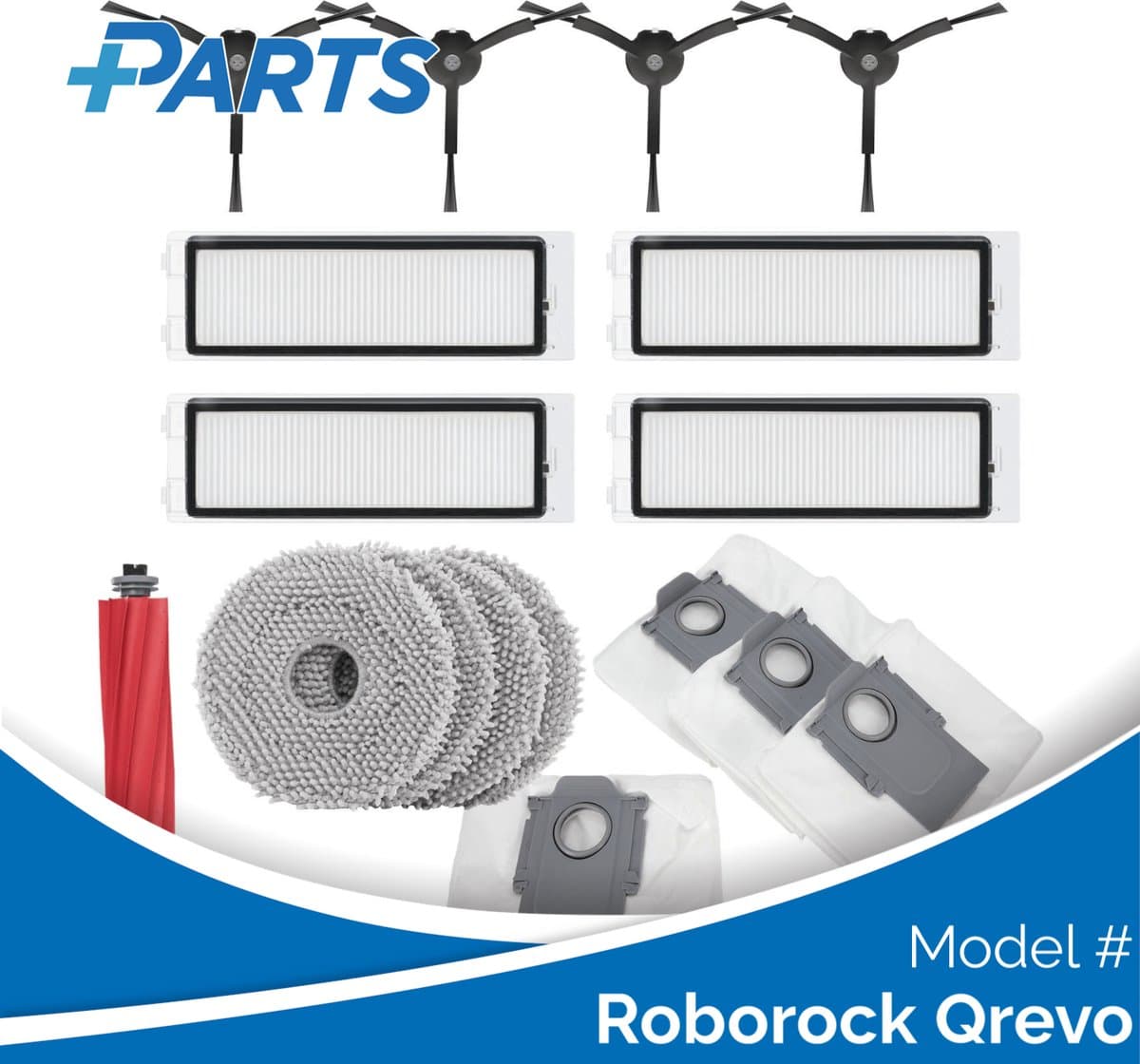 Roborock Qrevo Onderhoudsset (Plus.Parts® alternatief voor 8.02.0269) — afbeelding 1