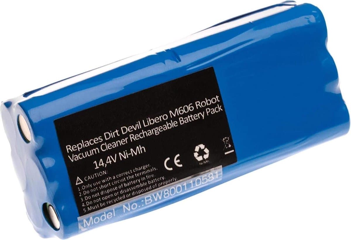 Dirt Devil Puck (M610), Fusion (M611) en Tracker (M613) Accu (14.4V/2.0Ah, Plus.Parts® alternatief voor 0612004) — afbeelding 1