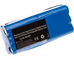 Dirt Devil Puck (M610), Fusion (M611) en Tracker (M613) Accu (14.4V/2.0Ah, Plus.Parts® alternatief voor 0612004)