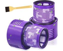 Vervangende HEPA-filters voor Dyson V10 - 2 stuks, met reinigingsborstel - wasbaar