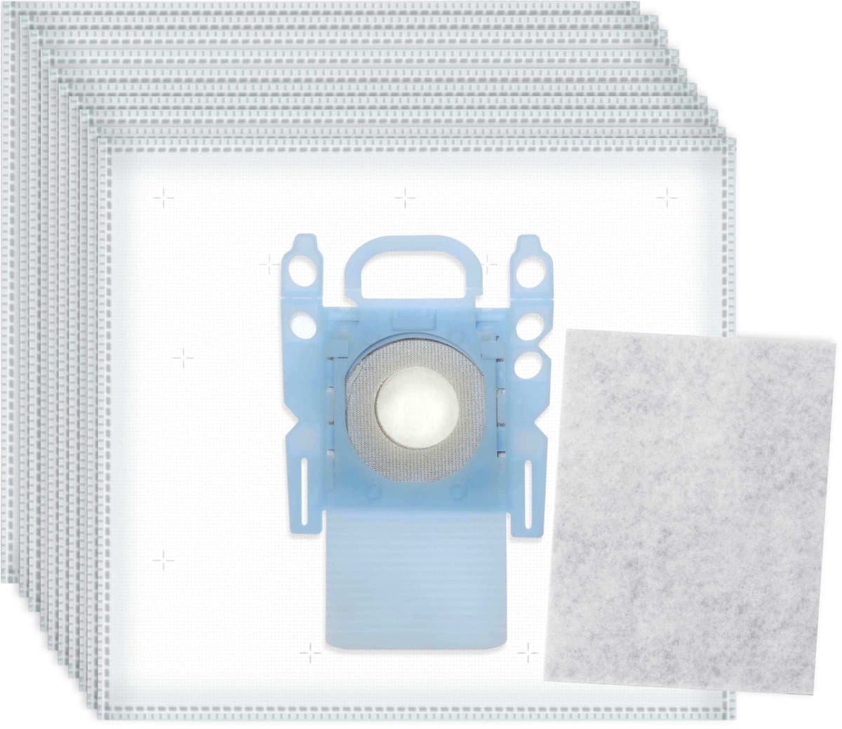 10x Dparts PRO stofzakken geschikt voor Bosch & Siemens G-ALL - Serie 8, 6, 5, 2 stofzuigerzakken - Q8.0 Q5.0 Q4.0 Q3.0 Z7.0 Z5.0 Z4.0 Z3.0 Z2.0 - stofzuigzak si52 - Move On - Pro Silence, Animal, Hygienic - Ingenius - Free'e - Logo bbz41fgall — afbeelding 1