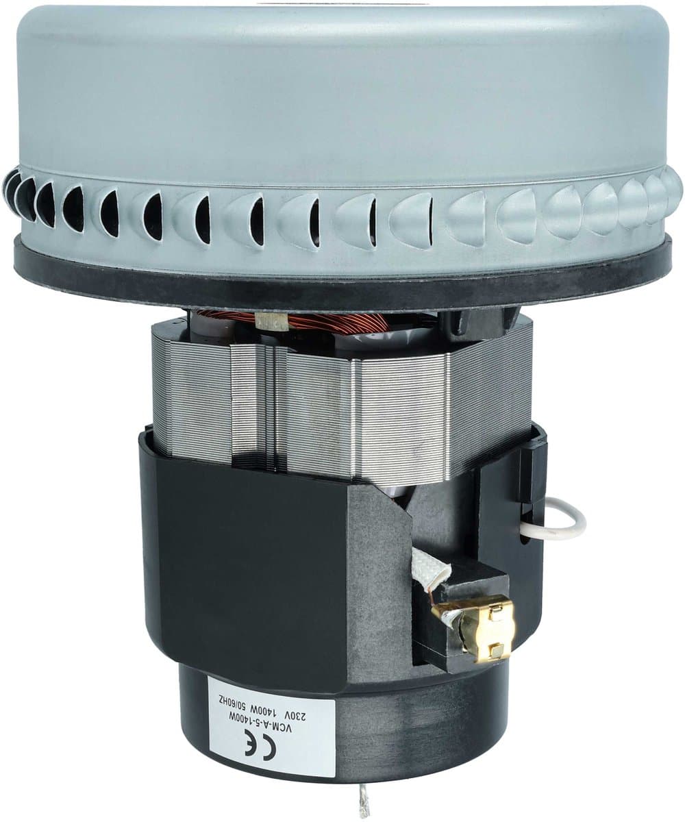vhbw vervangingsmotor compatibel met Numatic TT3450T, WVD572, TT345T (2003), WVD2002P stofzuigers - 1400 W — afbeelding 1