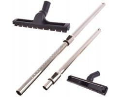 Parket vloerborstel met telescoopbuis voor Karcher DN35 stofzuigers