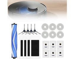 Accessoireset Voor Ecovacs Deebot T30 Pro Omni/T30 Omni - Vervangingsonderdelen Voor Robotstofzuigers - 1 Hoofdborstel 4 Hepa-Filters 4 Doekjes 6 Stofzakken 4 Zijborstels