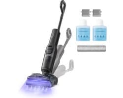 Roborock F25 Steam Set-Vloerreiniger-Nat Droog Stofzuiger-draadloos-Elektrische dweil-180 °C stoommop-80 min gebruiksduur-25000 Pa zuigkracht-Heteluchtdroging op 95 °C-Anti-klit technologie