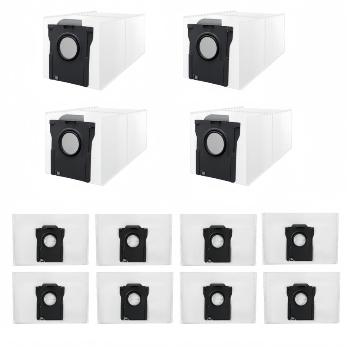 12 Stuks Stofzakken Geschikt voor Dreame D20 Plus & D20 Pro Plus - Vervangt RDB17 - 3L Stofzuigerzakken voor Afzuigstation — afbeelding 1