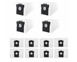 12 Stuks Stofzakken Geschikt voor Dreame D20 Plus & D20 Pro Plus - Vervangt RDB17 - 3L Stofzuigerzakken voor Afzuigstation