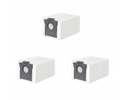 3 stuks stofzakken voor Dreame L10/L10s Pro/L40/L40s/L50/Aqua10 Ultra- L20/X40/X50 Ultra Complete- voor Mova E30/E40/V50/P50/P50s/Z60 Ultra stofzuiger- 3,2 l capaciteit stofzuigerzakken