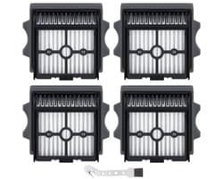 4-delige HEPA-filterset geschikt voor Tineco FLOOR ONE Stretch S6/SWITCH S6/SWITCH S6 Stretch/SWITCH S7 Stretch/S7 Stretch Steam/S7 Stretch Ultra/S9 Artist/S5 Combo/i6 Stretch/i5 Stretch/S7 Artist stofzuigers