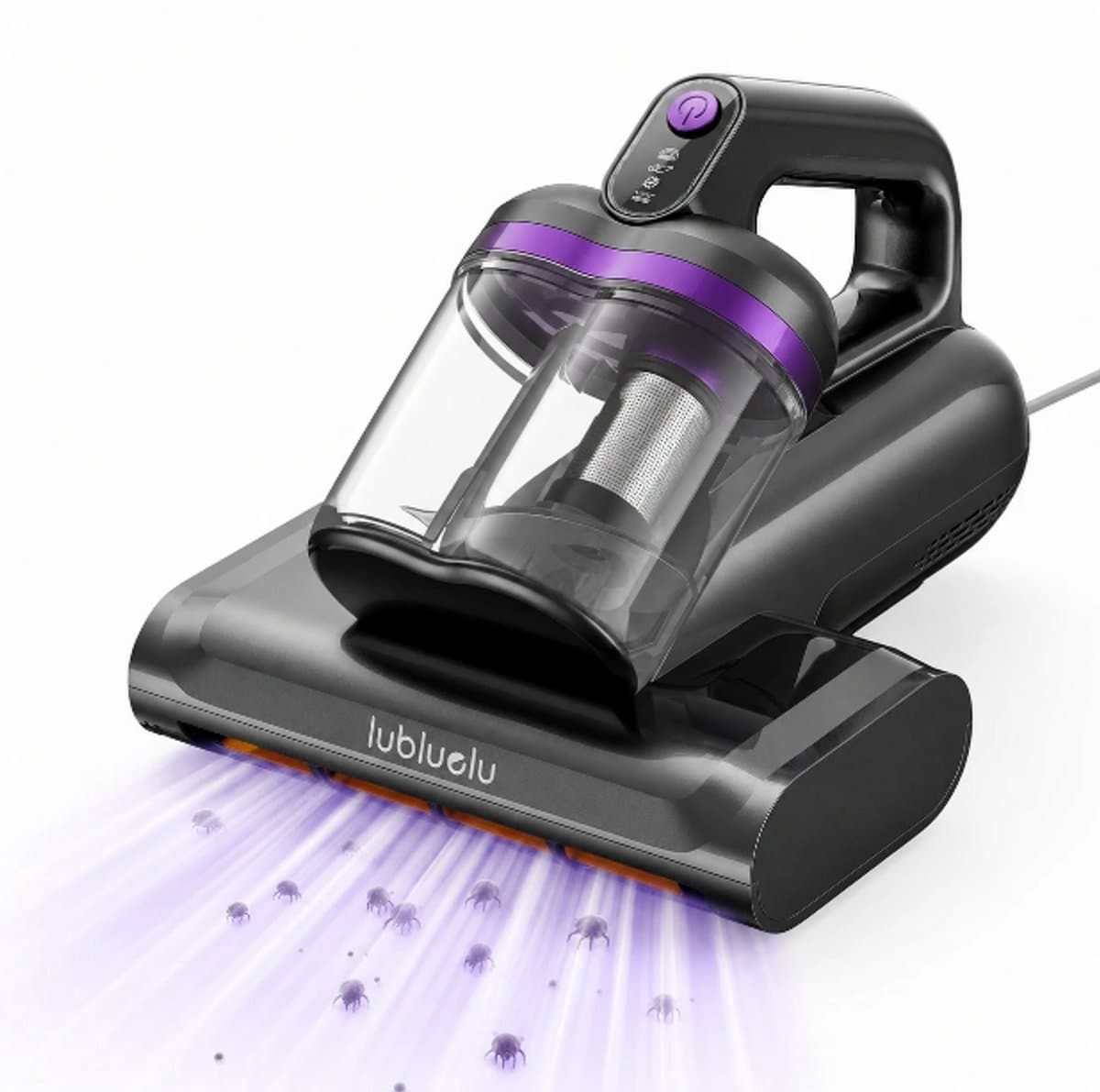 Lubluelu 15 kPa zuigkracht 55 °C heteluchtdroging CM208 anti-mijt UV matrasstofzuiger — afbeelding 1