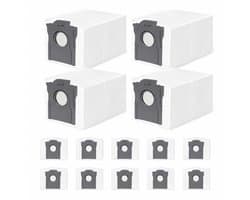 14 Stuks Stofzuigerzakken Voor Robotstofzuiger - Geschikt Voor Dreame L10 L10s L20 X20 X30 X40 X50 L40 L50 Ultra En Mova P10 E30 P50 V50 Ultra - 3,2 Liter Capaciteit - 4-Laagse Filterstructuur - Vervangende Stofzakken Voor Leegstation