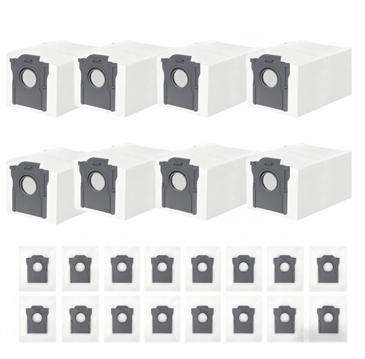 24 stuks stofzakken voor Dreame L10/L10s Pro/L40/L40s/L50/Aqua10 Ultra- L20/X40/X50 Ultra Complete- voor Mova E30/E40/V50/P50/P50s/Z60 Ultra stofzuiger- 3,2 l capaciteit stofzuigerzakken — afbeelding 1