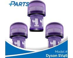 Dyson SV46 Filters (3 Stuks, Plus.Parts® alternatief voor 971517-01)