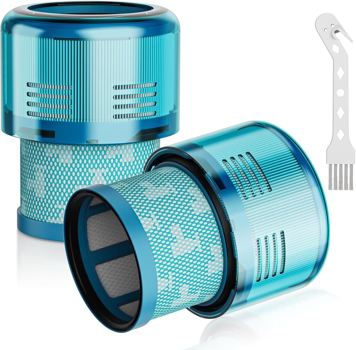 Geschikt voor Vervangend Gen5-filter voor Dyson Gen5detect | Gen5detect Absolute SV23, Dyson Gen5outsize | Gen5outsize Absolute draadloze stofzuiger SV24, filter voor draadloze Gen5-steelstofzuigers, 2-pack-Belle's product — afbeelding 1