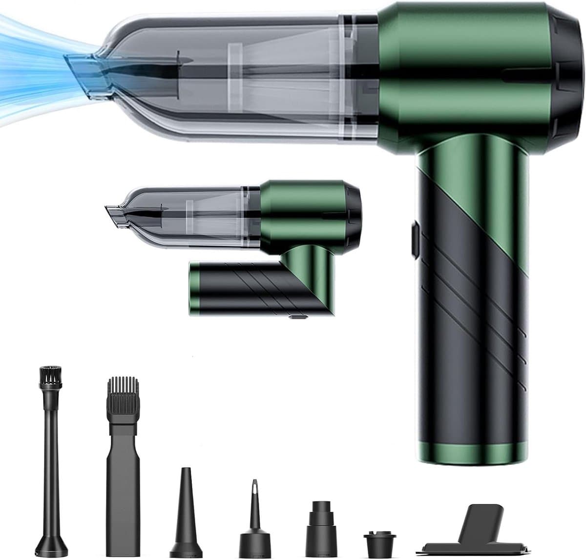 Sander Shop Handstofzuigerr, 15000PA met 3 Instelbare Niveaus, 4 in 1 Handheld Stofzuigers - 6000mAh Krachtige Auto Stofzuiger, voor Thuis, Auto, Kantoor, Huisdier — afbeelding 1