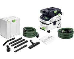 Festool CTL MIDI I CLEANTEC mobiele afzuiger 1200 watt 15 l stofklasse L ( 578309 ) + 8-delige handwerkset ( 577258 )