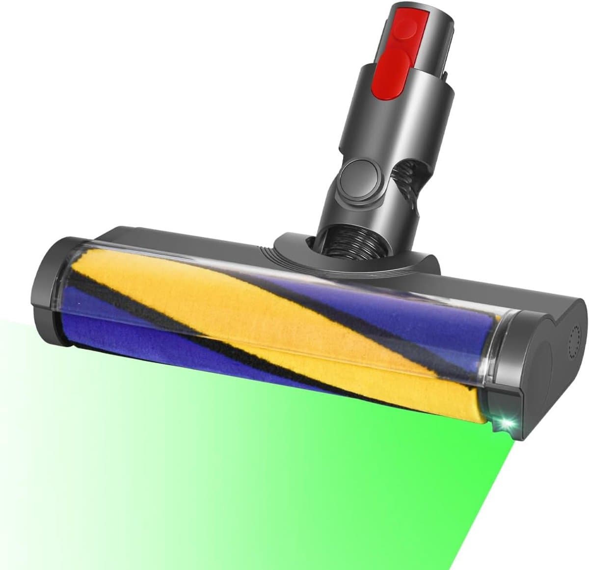 Zachte rol stofzuigerkop, geschikt voor Dyson V11 V10 V8 V7 stofzuiger, verlicht verborgen stof en vuil, ideaal voor gladde harde vloeren — afbeelding 1