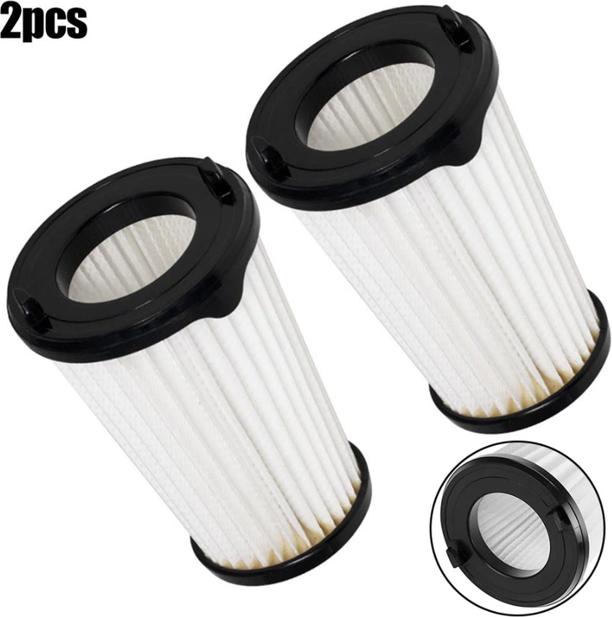 BukkitBow - Filter Set - Stofzuiger - Geschikt voor AEG CX7/CX7-2 & Electrolux Ergorapido - Binnen FIlter Set - Set van 2 Stuks — afbeelding 1