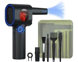 Elektrische Bladblazer - Stofverwijderaar - Apparaten Reinigen - Traploze Snelheid - 17.6 cm - Zwart