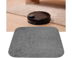 Dailygoods- Absorberende Mat Antislip - Waterdichte Pad - Universeel voor Robot Stofzuiger - Afmetingen 42x42x0,5cm - Perfecte Pasvorm - Rubber Materiaal - Stofzuigermat