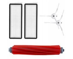AreoSe - Onderhoudsset met filters en borstels voor Roborock Q Revo Pro / S / MaxV / Pro - biały