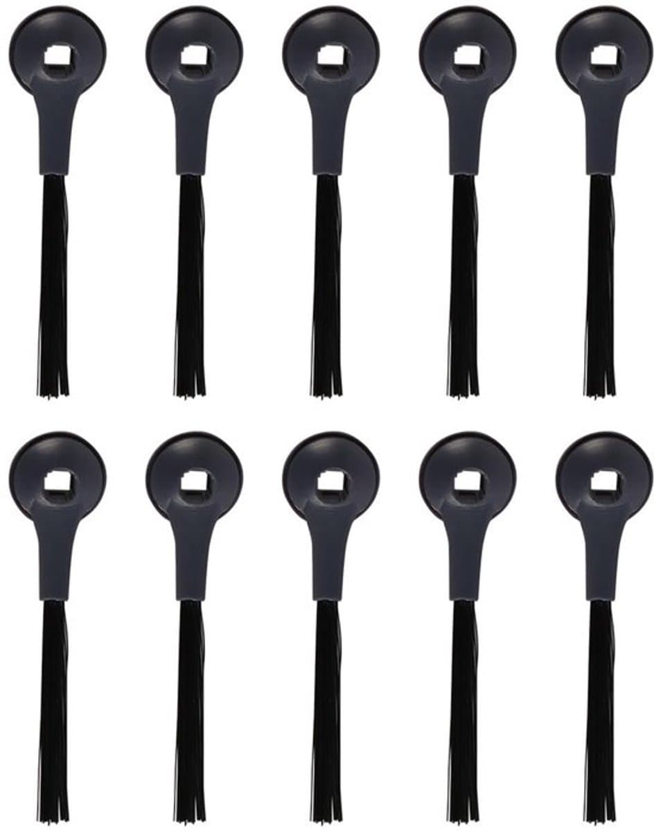 Zijborstels Set van 10 - Vervangende Onderdelen - Compatibel met RV2500SEU/RV2600WSEU - Rotonde Borstels - Schoonmaakaccessoires - Lichtgewicht 2 g/piece - Robotstofzuiger Borstels — afbeelding 1