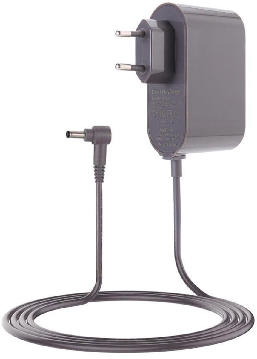 TEKROA® Oplader Geschikt voor Dyson V10 / V11 / V12 / V15 - stofzuiger - Vervangende oplader - 1,8 m - Stofzuiger Stroomadapter — afbeelding 1
