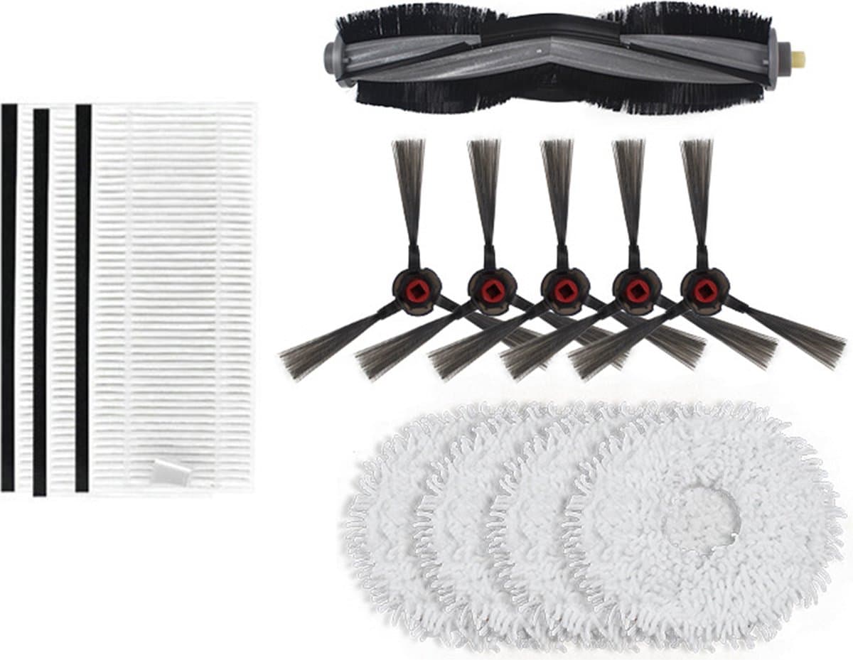 Onderdelen Geschikt Voor Ecovacs Deebot N9 & N9+ - Stofzuigeronderdelen - Robot Stofzuiger Vervanging Kit - 5-Delig — afbeelding 1