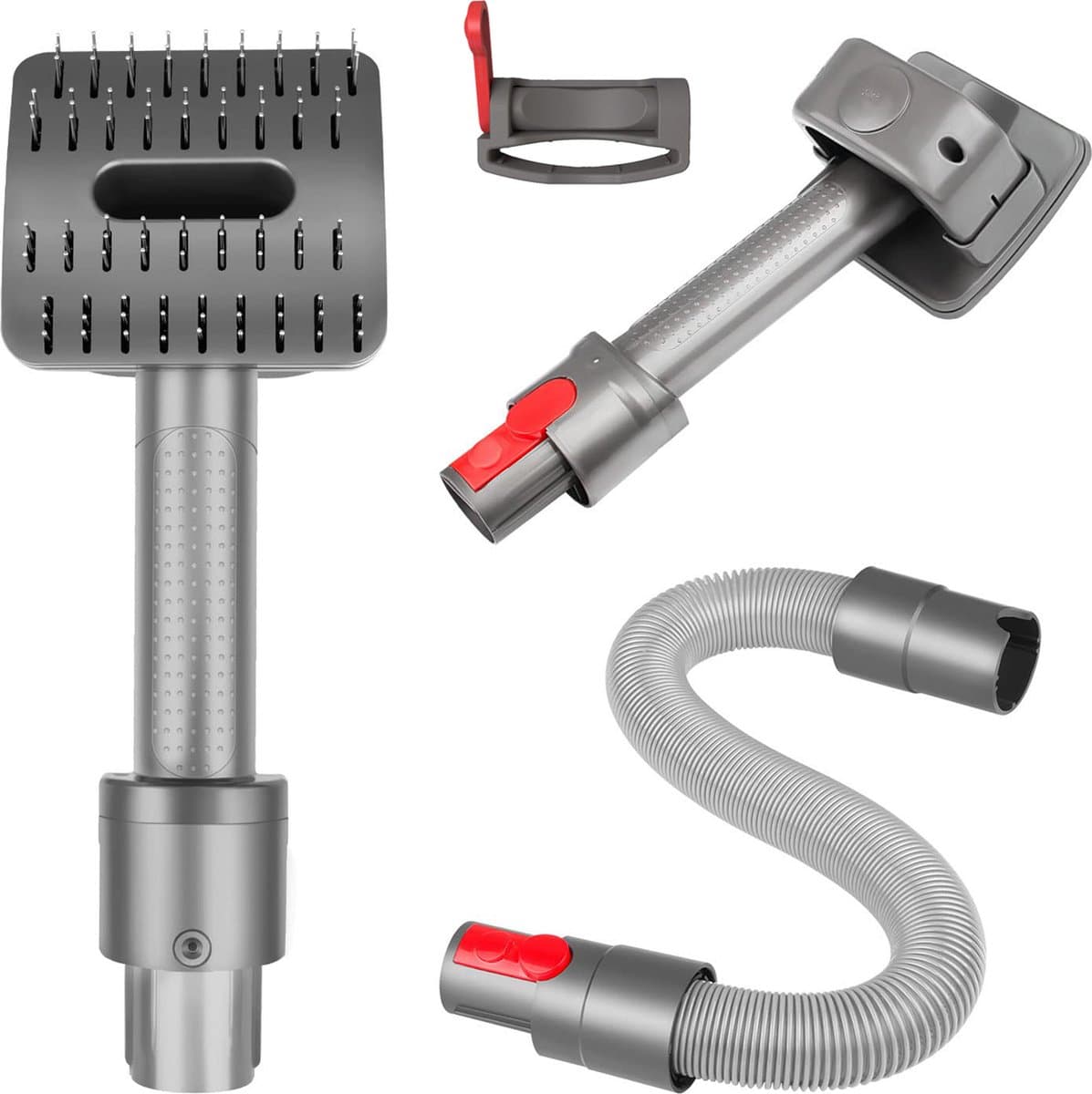 YONO Haarborstel geschikt voor Dyson V15 V11 V10 V8 - Groom Tool - Opzetstuk - Mondstuk - Onderdelen Steelstofzuiger - Accessoires — afbeelding 1