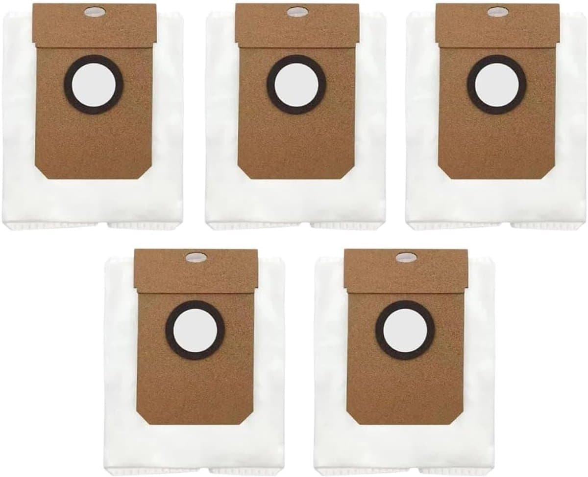 5-delige set stofzakken compatibel met Eufy Clean L60 SES / L60 Hybrid SES / L50 SES robotstofzuigers stofzakken-2,5 liter — afbeelding 1