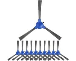 Set van 10 zijborstels voor robotstofzuigers, vervangingen voor Eufy RoboVac 11S, 30, 15C en meer, ideaal voor optimale reiniging en stofverwijdering