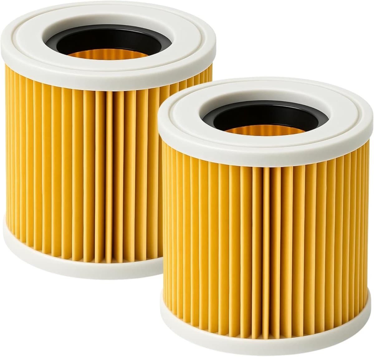 2 stuks filters - Voor Kärcher MV1 , MV2 , MV3, WD2 , WD3 , WD 2.250 , WD3200 ,WD 3300 , A2004 , A2204 , A2054 , A2656 - Vervanging van het filter van de stofzuiger - 12*12*11,3 cm — afbeelding 1
