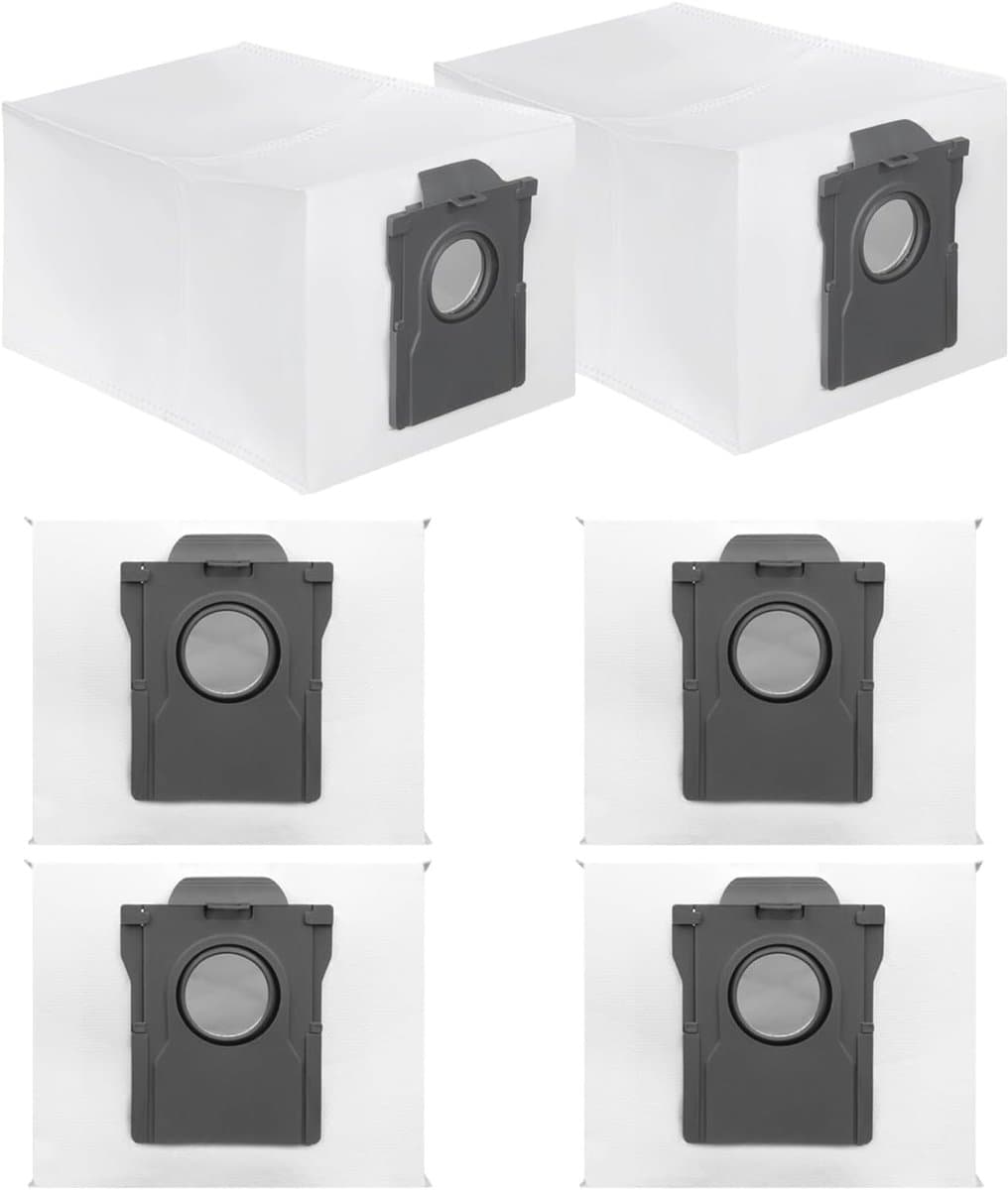 6 stuks stofzakken voor Dreame L10/L10s Pro/L40/L40s/L50/Aqua10 Ultra- L20/X40/X50 Ultra Complete- voor Mova E30/E40/V50/P50/P50s/Z60 Ultra stofzuiger- 3,2 l capaciteit stofzuigerzakken — afbeelding 1