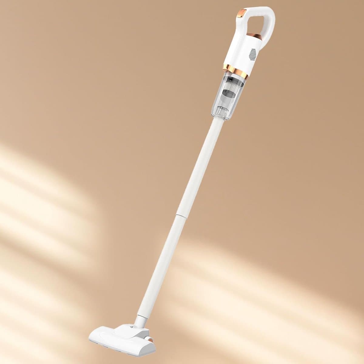 Draadloze Stofzuiger - Handstofzuiger Steelstofzuiger - Efficiënt Schoonmaken - Stille Werking - 1220g - Wit — afbeelding 1