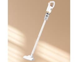 Draadloze Stofzuiger - Handstofzuiger Steelstofzuiger - Efficiënt Schoonmaken - Stille Werking - 1220g - Wit