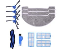 Dailygoods - Dailygoody - Home Robotstofzuigerset - Zijborstel en Vodfilter - Verbeter je schoonmaakervaring - Compleet pakket - Hoofdborstelset - Voor 850T Clean ..