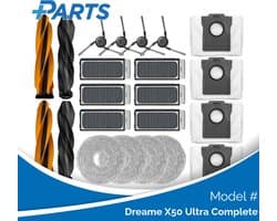 Dreame X50 Ultra Complete Onderhoudsset (Plus.Parts® alternatief voor RAK59)