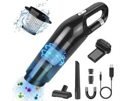 Draadloze Handmatige Stofzuiger 120W - Multifunctionele Auto Stofzuiger met Ultra Lange Connector en 9000Pa Zuigkracht