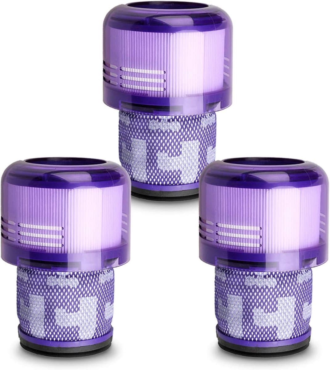 Vervangstoffilteronderdelen Geschikt voor dyson V11 Torque Drive, V11 Animal, V11 Complete, V11 Extra, V15 Detect, V15s Detect Sub en Sub stofzuiger (3 stuks) — afbeelding 1