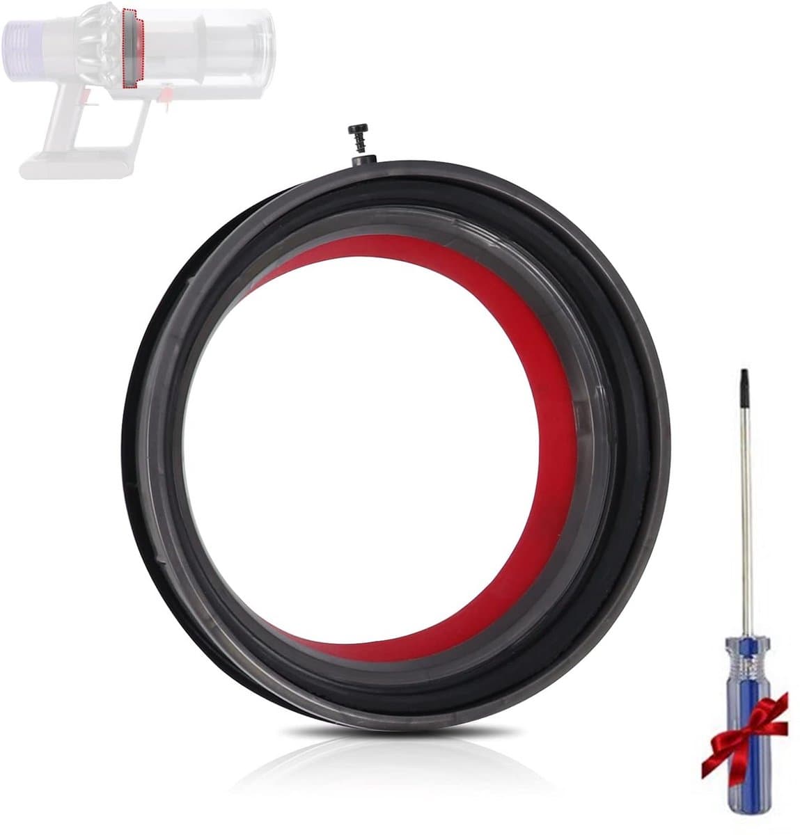 Dyson V10 Afdichtingsring – Voor Stofreservoir SV12, Waterdichte Rubberen Ring, Reserveonderdeel — afbeelding 1