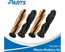 Mova Mobius 60 Borstels (4 Stuks, Plus.Parts® alternatief voor RMB13)