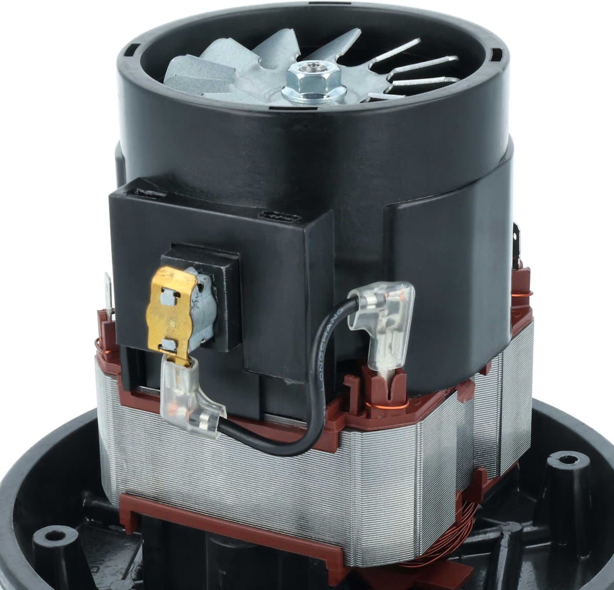vhbw-vervangingsmotor compatibel met Numatic WV 900-2, WV 900, GVE370, TT 3450 S, WV 2004, WV 800-2, WVD 1502, CTW 501, CTW 901 stofzuiger - 1200 W — afbeelding 1
