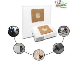 Omgoods - Stofzuigerzakken Compatibel met Bestron ABG450SPE Furbo - 20 Stuks