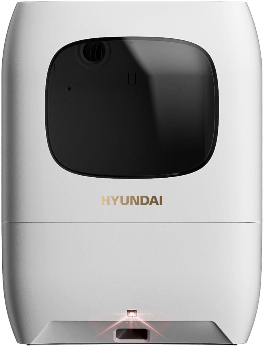 HYUNDAI - AeroSweep Automatische Vloerzuiger met Sensor - Zakloos - 700 W - 7 L - HEPA H10-filter - Wit — afbeelding 1